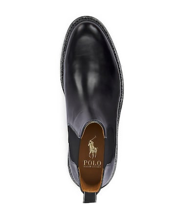 Polo Ralph Lauren Asher Leather Chelsea Boots - Blacks