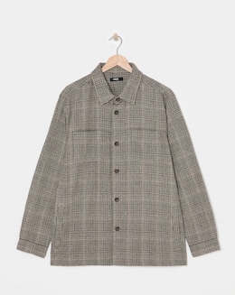 Checked Shacket
