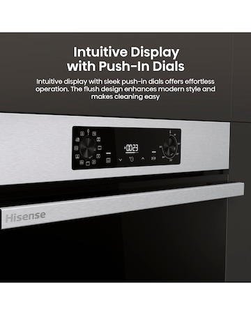 Hisense BI622AXPGUK Hi2 Built In Electric Plug & Play Oven - Stainless Steel