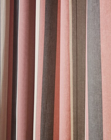 Fusion Whitworth Stripe Eyelet Curtains