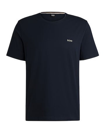 Boss Mix & Match Logo Lounge T-Shirt in Navy
