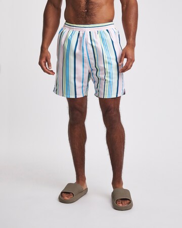 Pastel Stripe Swim Short