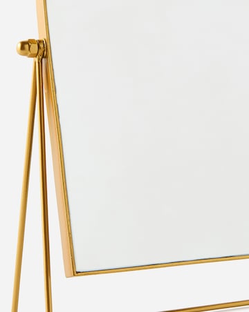 Gold Freestanding Table Top Mirror