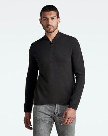 G-Star RAW Black Tweeter Track Half Zip