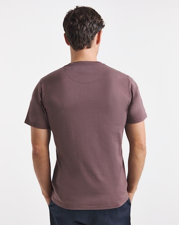 Barbour Short Sleeve Logo T-Shirt - Peppercorn