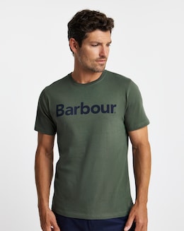 Barbour Short Sleeve Logo T-Shirt - Green