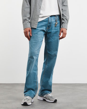 Loose Fit Stretch Jean Light Wash