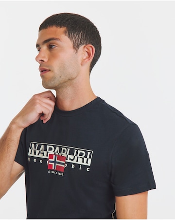 Napapijri Aylmer Logo T-Shirt - Black