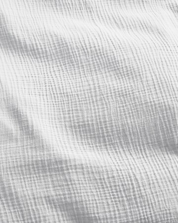 Cotton Crinkle Muslin Duvet Set - White