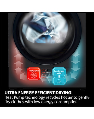 Haier X9 HD100-CQ387U1-UK Wi-Fi 10kg Heat Pump Tumble Dryer White