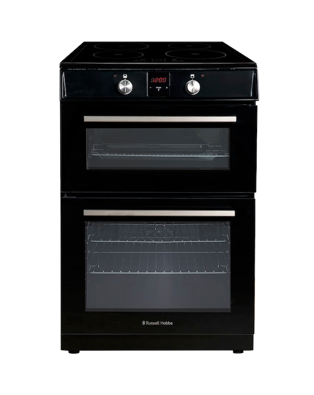 Russell Hobbs RH60EDOIH6011B Double Electric Cooker Induction Hob Black Install