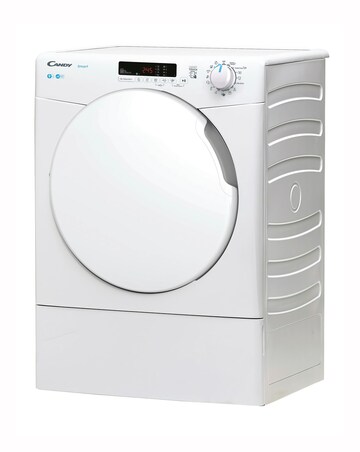 Candy Smart CSE V9DF-80 WiFi Connected 9kg Vented Tumble Dryer White + Install