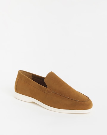 Suede Look Loafer Wide