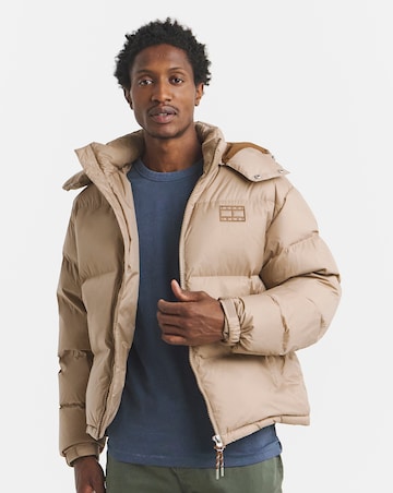 Tommy Jeans Alaska Down Puffer - Taupe