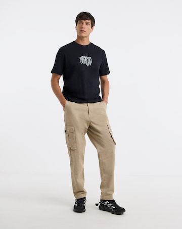 Napapijri Yukis Back Graphic T-Shirt - Black