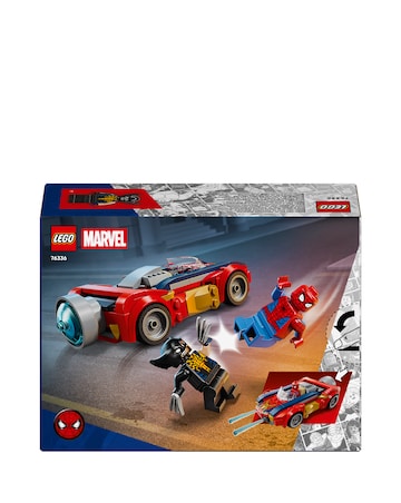 LEGO Marvel Super Heroes Spider-Man Car vs. Venomized Wolverine 76336