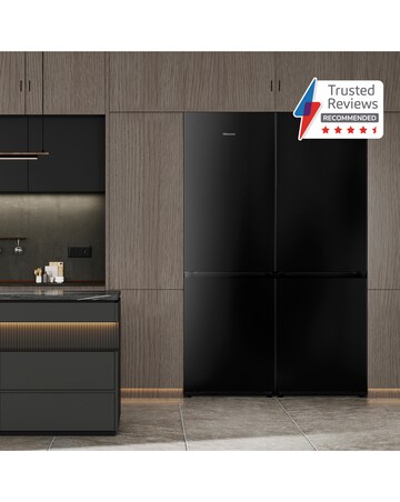 Hisense KitchenFit RB5K330GSFC Smart 60/40 Fridge Freezer - Black
