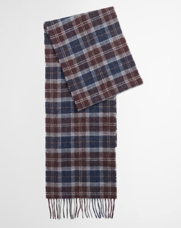 Barbour Tartan Lambswool Scarf - Midnight Oak