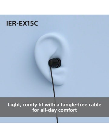 SONY IER-EX15C USB-C Wired Earphones - Pink