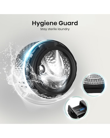 Hisense 3S Series WD3S104BB3 WiFi-enabled 10kg Washer Dryer - Black