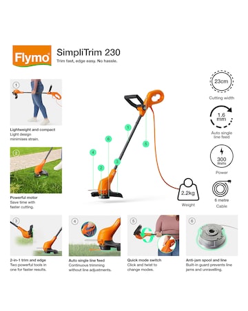 Flymo SimpliTrim 230 Grass Trimmer