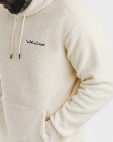 Polo Ralph Lauren Borg Logo Hoodie - Cream