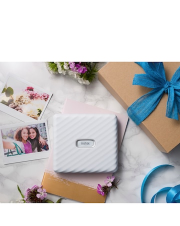 Fujifilm Instax Link Wide Printer with 40 Shot Film Pack - Ash White