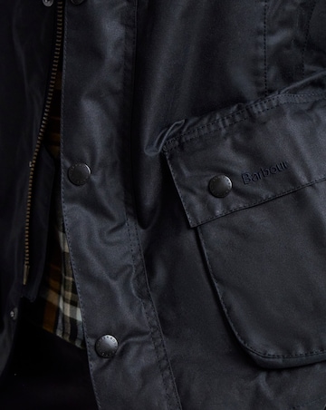 Barbour Ashby Wax Jacket - Navy