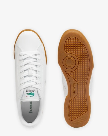 Lacoste Carnaby Cup Trainers - White/Gum