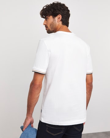 BOSS Short Sleeve White Tipped Cuff T-shirt
