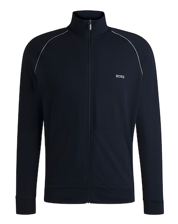 BOSS Mix & Match Logo Lounge Jacket - Navy