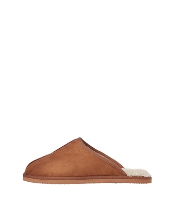 Jack & Jones Dudely Microfibre Slipper - Tan