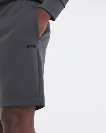 BOSS Logo Sweat Short - Dark Grey