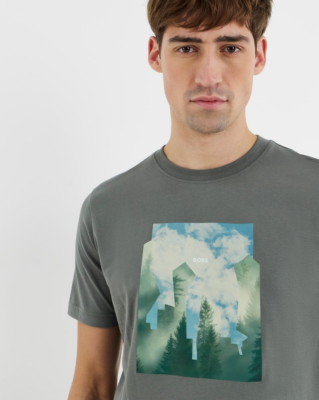 BOSS Short Sleeve Graphic T-Shirt - Green