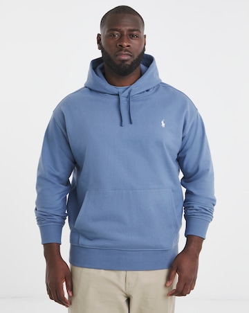 Polo Ralph Lauren Logo Back Fleece Hoodie - Capri Blue