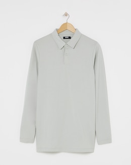 Long Sleeve Jersey Polo Long