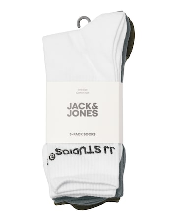 Jack & Jones Soho Tennis Socks 3 Pack - Multi