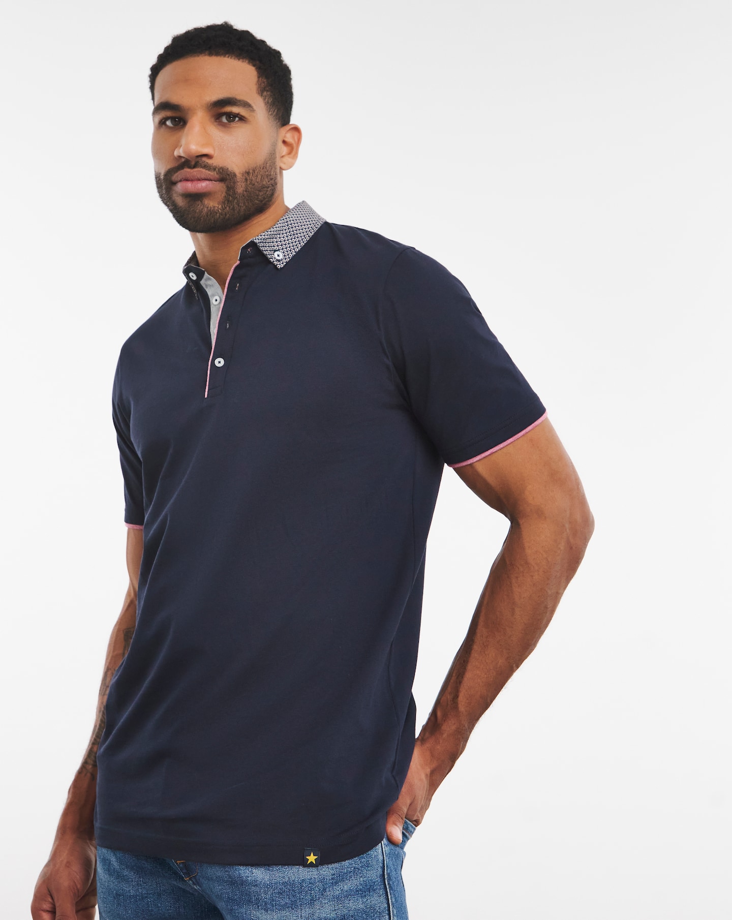 Polo shirt length hot sale