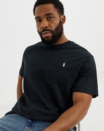 Polo Ralph Lauren Classic Short Sleeve T-Shirt - Black Marl