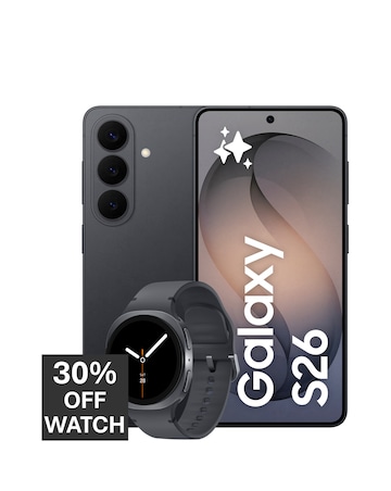 Samsung Galaxy S26 512GB (Black) & Galaxy Watch8 40mm BT bundle