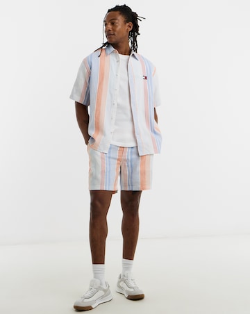 Tommy Jeans Textured Stripe Short - White