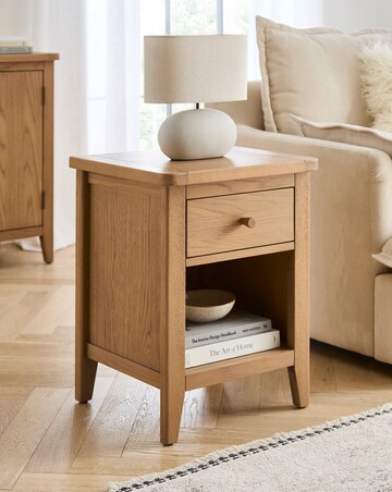 Caitlin Ready Assembled Wooden Side Table