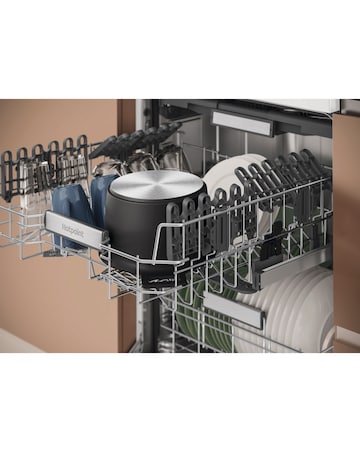 Hotpoint Maxi Space H7F HS41 UK Full Size Dishwasher 15 Place White + Install