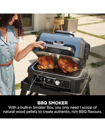 Ninja Woodfire OG901UK Pro Connect XL Electric BBQ Grill and Smoker