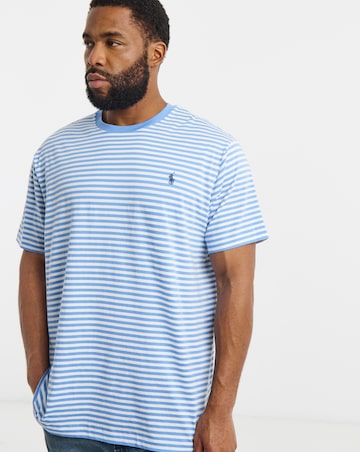 Polo Ralph Lauren Short Sleeve Stripe T-Shirt - Blue/White