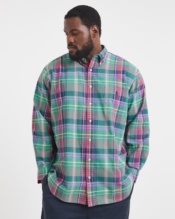 Polo Ralph Lauren Classic Check Oxford Shirt - Green/Red