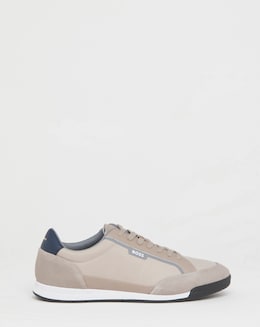 BOSS Nitan Suede Detail Trainer - Beige