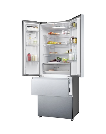Haier HFR5719ENMG 70cm French Door Fridge Freezer - Silver