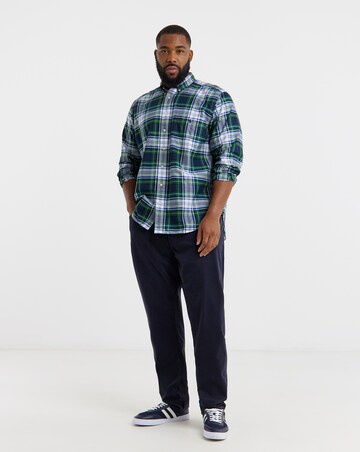 Polo Ralph Lauren Lonh Sleeve Classic Oxford Check Shirt - Green/Blue