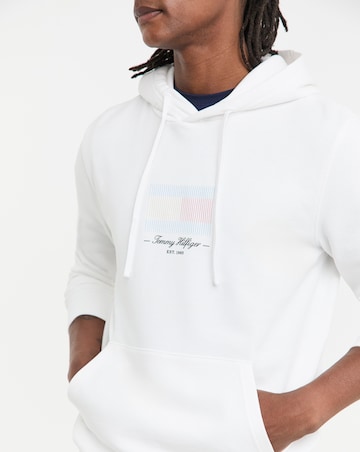Tommy Hilfiger Ithaca Flag Hoodie - White